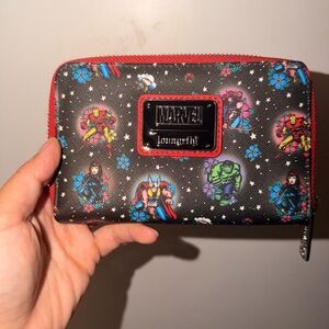 Loungefly Marvel Black and Red Wallet